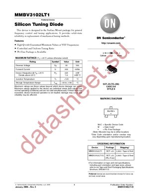 MMBV3102LT1G datasheet  